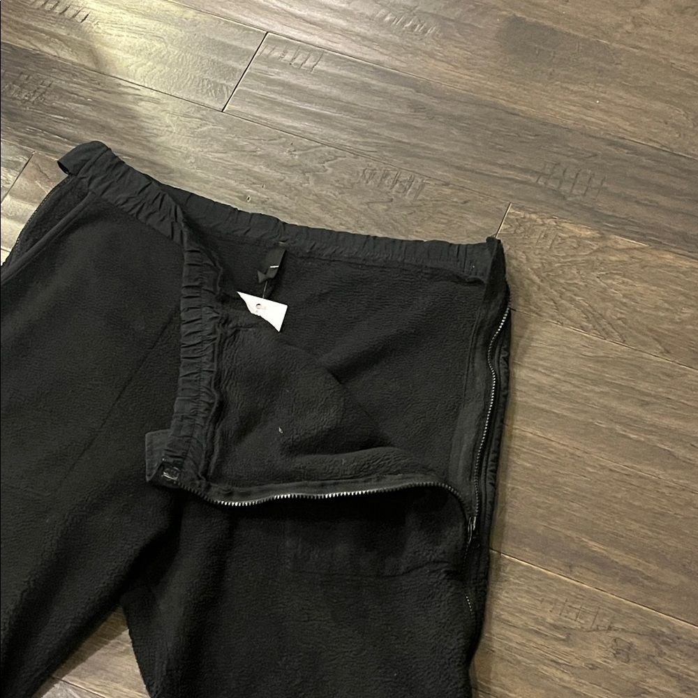 The North Face Denali Pants black Vintage Side Leg Zippers Mens Size XL - Picture 10 of 16